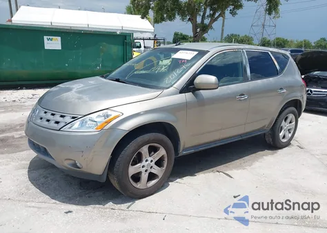 2004 Nissan Murano Sl from USA, damaged, VIN JN8AZ08T34W201276